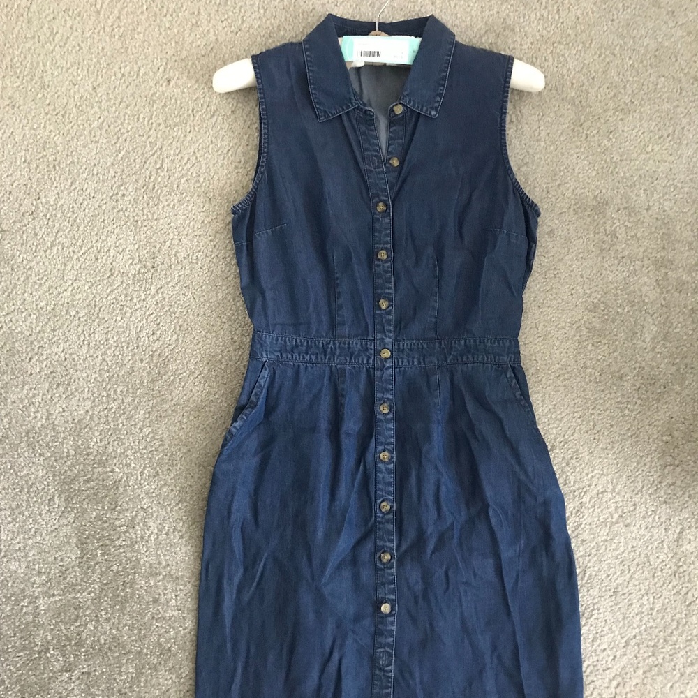 Chambray Shirt Dress